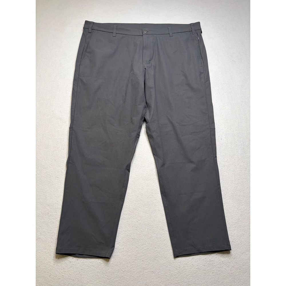 Lululemon Pants Mens 42 Grey Commission Slim Fit Warpstreme Chino Stretch
